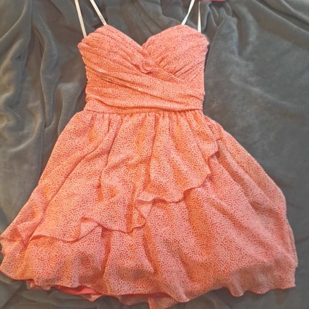 Cute flouncy dress, with under ruffles!